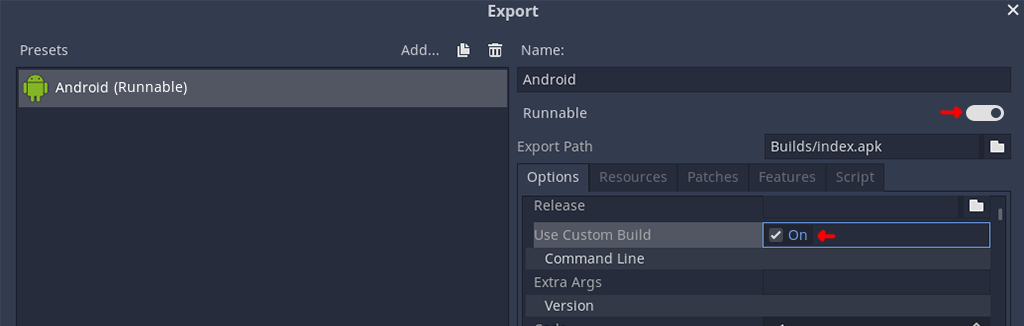 Как экспортировать godot на андроид